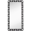 Black Lacquer Beveled Leaner Mirror