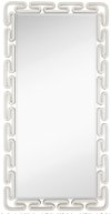 White Lacquer Beveled Leaner Mirror