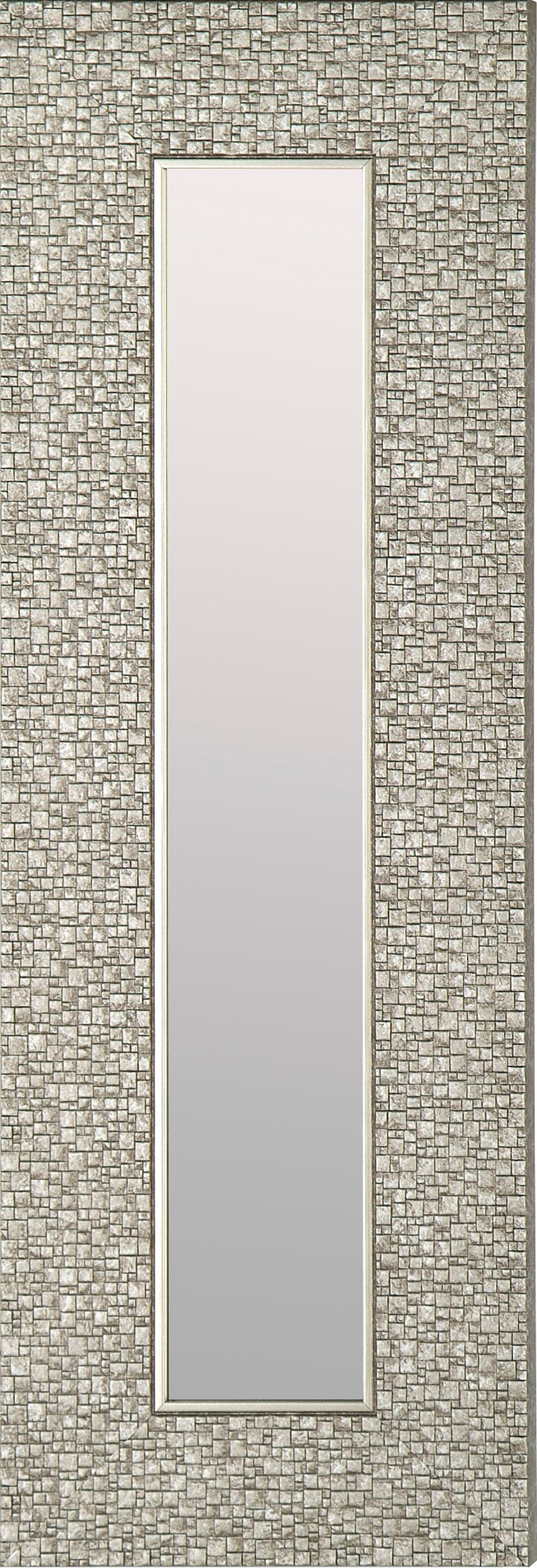 Rectangle Textured Silver Framed Mirror Rc Willey Furniture Rectangle Textured Silver Framed Mirror