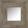 Clearance Washed Wood Square Mirror