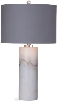 White Marble Table Lamp