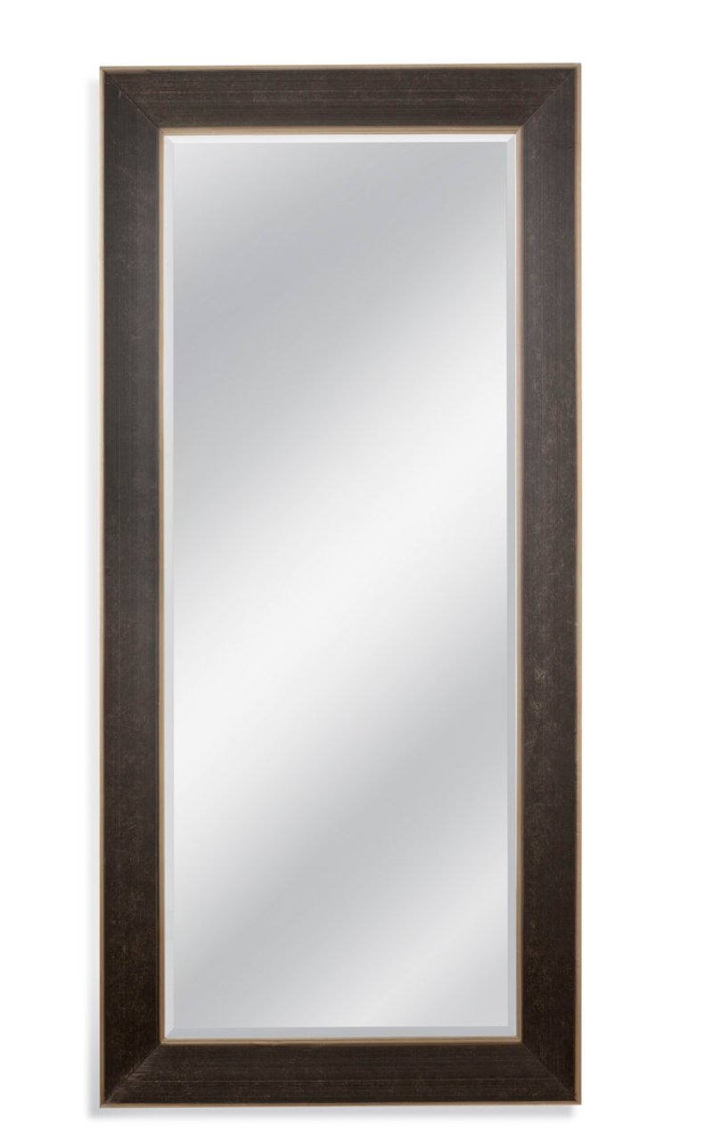 Black And Silver Leaner Mirror Rc Willey Furniture Black And Silver Leaner Mirror