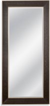 Clearance Black and Silver Leaner Mirror