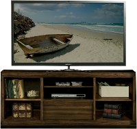 68 Inch Acacia Brown TV Stand - Modern Gathering