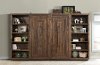 4 Piece Acacia Brown Entertainment Center - Modern Gathering-2