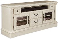 65 Inch Burnished White TV Stand - Fremont-2