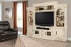 Transitional Burnished White Entertainment Center - Fremont-1