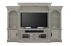 Transitional Burnished White Entertainment Center - Fremont-2
