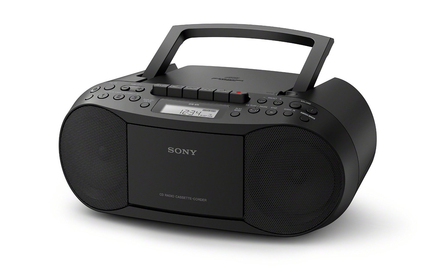 CFD-S70 Sony Classic CD and Tape Boombox with Radio-3