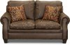 Classic Traditional Brown Loveseat - Shiloh