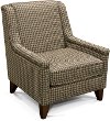 Gray and Beige Houndstooth Accent Chair - Kemp