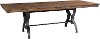 Solid Birch and Metal Dining Table - District