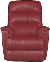 1HR-713/LB143507PRCL Cherry Red Leather-Match Power Recliner - Tripoli