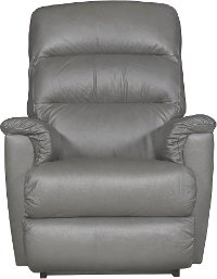 1HR-713/LB143554PRCL Smoke Gray Leather-Match Power Recliner - Tripoli