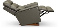1HR-713/LB143554 Smoke Gray Leather-Match Power Recliner - Tripoli-4