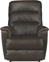 1HR-713/LB143579PRCL Java Brown Leather-Match Power Rocker Recliner - Tripoli