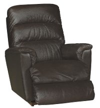 1HR-713/LB143579 Java Brown Leather-Match Power Rocker Recliner - Tripoli-2