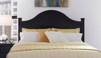Black Classic Contemporary Full-Queen Size Headboard - Diego