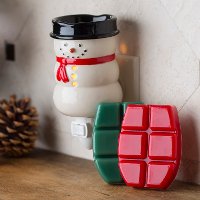 Snowman Pluggable Warmer Holiday Gift Set - Candle Warmers-3