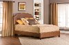 1055/UPHBED5/0 Weathered Brown Queen Upholstered Bed - Durango