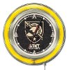 Army Academy 15 Inch Double Ring - Neon Logo Clock