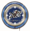 Clk15USNavA Naval Academy 15 Inch Double Ring - Neon Logo Clock
