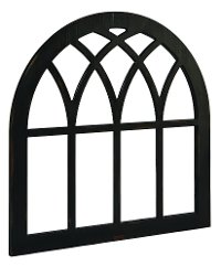 Magnolia Home Furniture Black Cathedral Window Frame Wall Decor