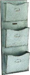 Magnolia Home Furniture Metal 3-Pocket File Holder