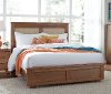 Dune Pine Casual Contemporary King Upholstered Bed - Diego