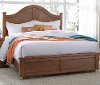 Dune Pine Casual Contemporary King Arch Bed - Diego