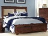 Espresso Brown Classic Contemporary Queen Bed - Diego