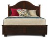 Espresso Brown Classic Contemporary Queen Size Bed - Diego-2