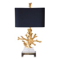 Gold Coral Table Lamp