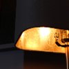 Green Abalone Shell, Optic Crystal, Gold Leaf Table Lamp