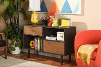 6779-RCW Dark Brown Storage Cabinet - Auburn