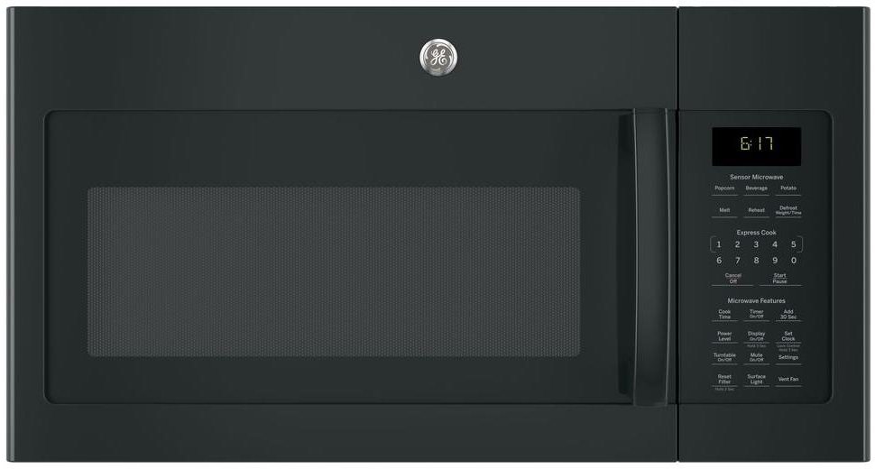 JVM6175DKBB GE Over the Range Microwave - 1.7 cu. ft. Black-1