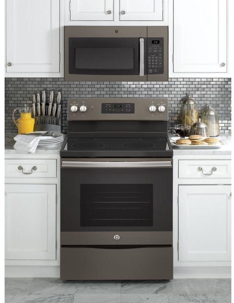 JVM3160EFES GE Over the Range Microwave - 1.6 cu. ft. Slate-4
