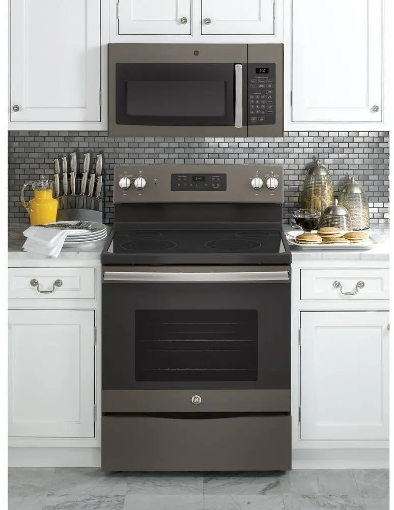 JVM3160EFES GE Over the Range Microwave - 1.6 cu. ft. Slate-4