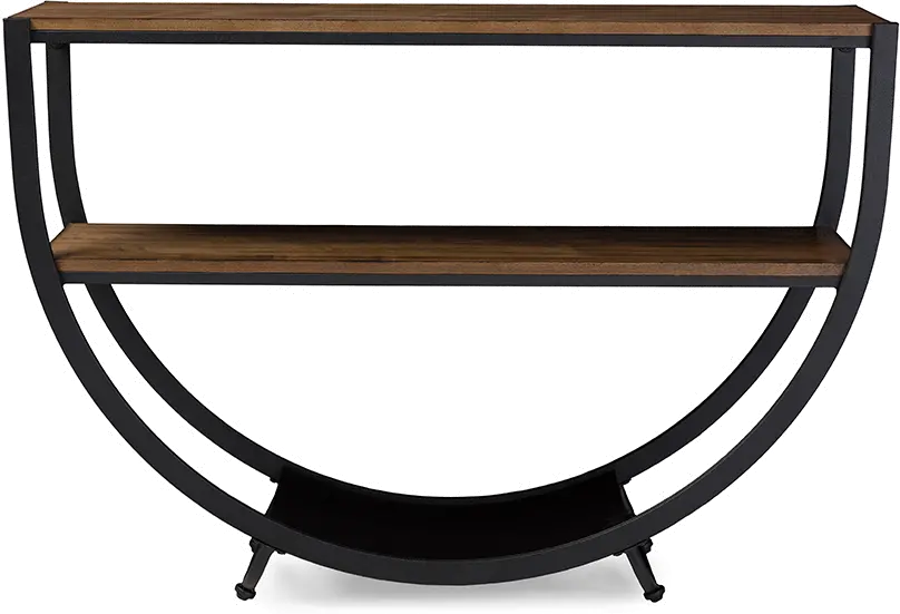 Blakes Rustic Industrial Console Table-2