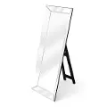 Standing Floor Mirror with Black Easel