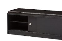 6790-RCW Cushioned Bench/ Shoe Rack Cabinet - Clevedon-4