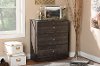 6495-RCW Espresso Brown 3-Drawer Chest - Decon-6