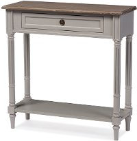 6654-RCW Rustic French Country Console Table - Edouard-3