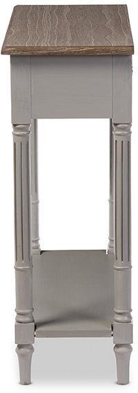 6654-RCW Rustic French Country Console Table - Edouard-4