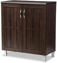 6498-RCW Dark Brown Storage Cabinet - Excel-3