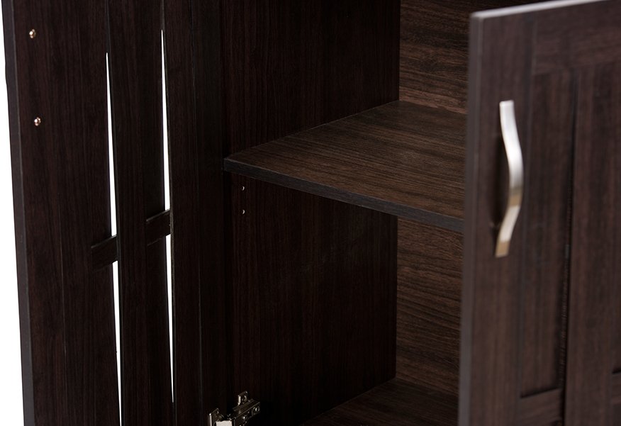 Dark Brown Storage Cabinet - Excel-5