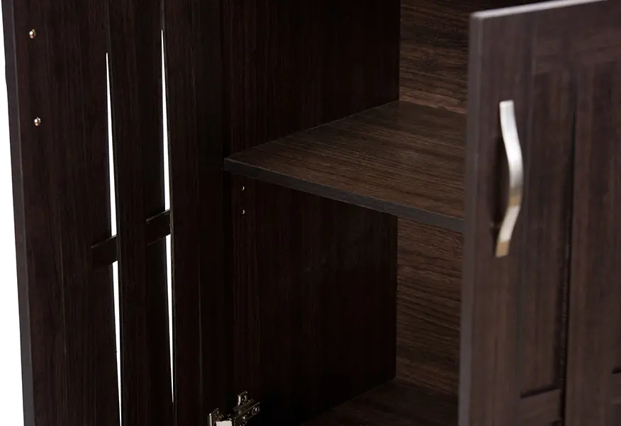 Dark Brown Storage Cabinet - Excel-5