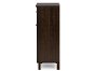 6497-RCW Dark Brown Shoe Cabinet - Felda-4