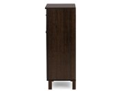6497-RCW Dark Brown Shoe Cabinet - Felda-4