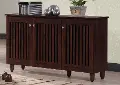 6511-RCW Brown Shoe Cabinet - Fernanda